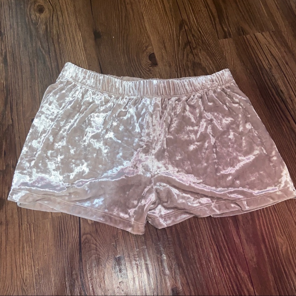 Forever 21 velvet shorts